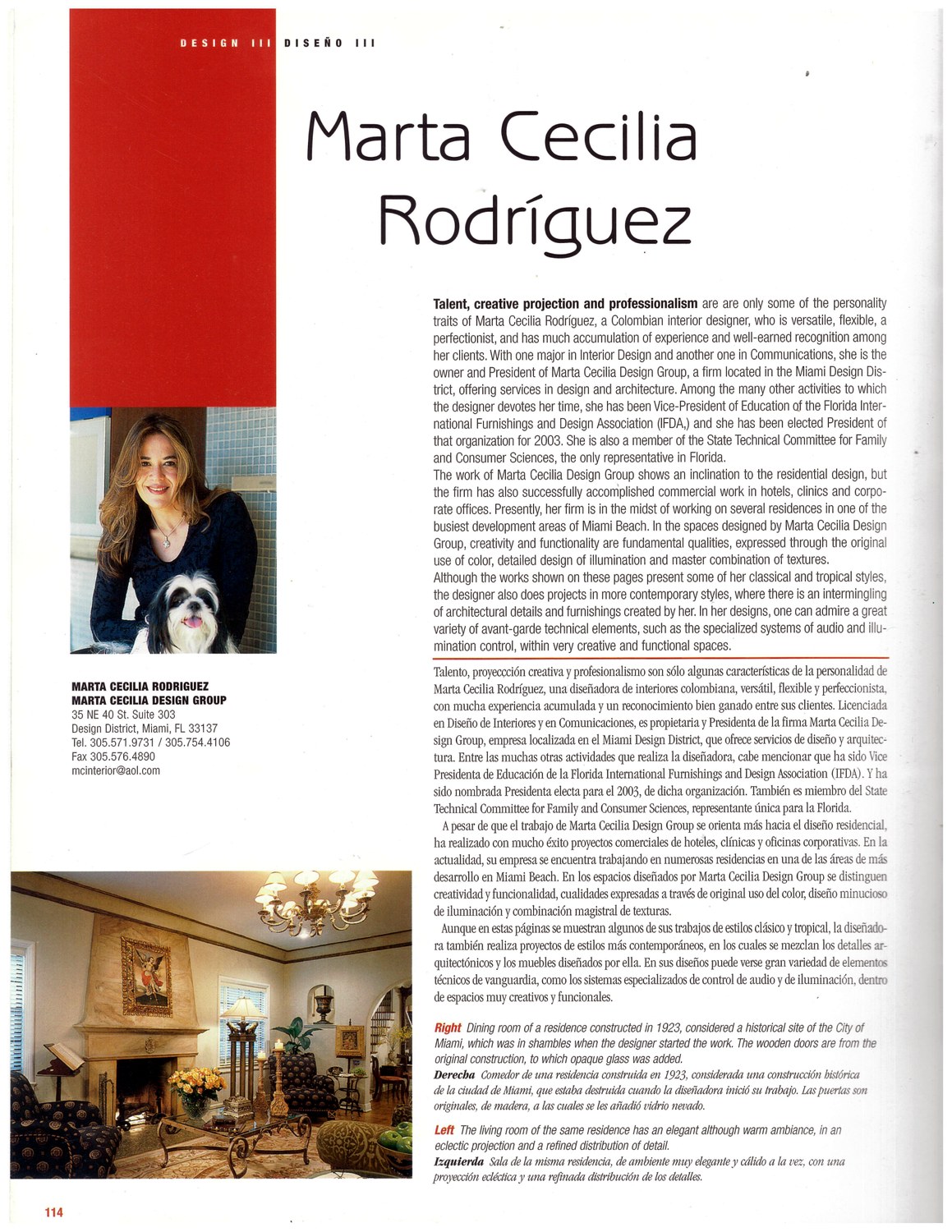 Marta Cecilia Rodriguez — Design, Vol. III