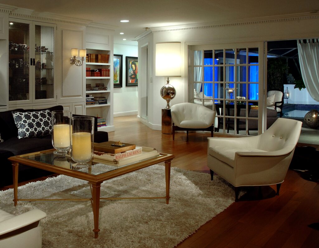Living room, Rodriguez Miami Shores by Marta Cecilia